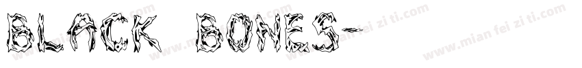 Black Bones字体转换
